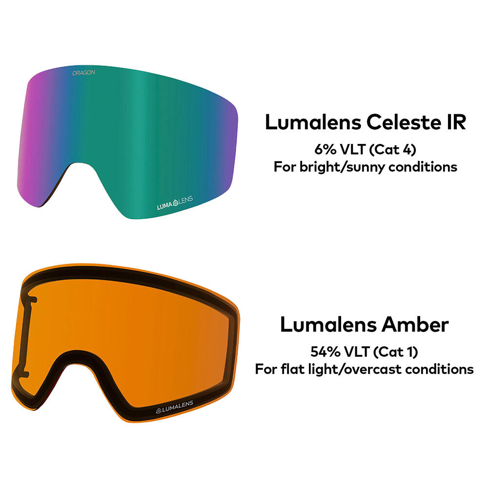 PXV Gafas De Esquí Unisex - Coolwave/LL Celeste IR & LL Amber 6/6