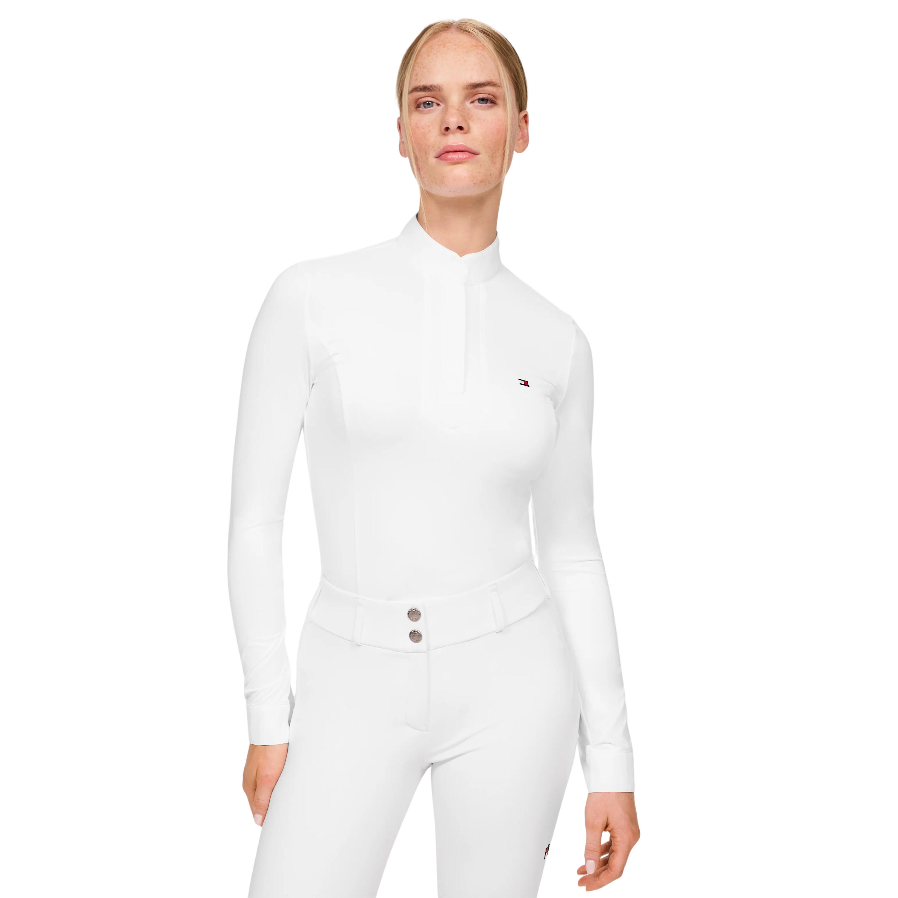 Tommy Hilfiger Equestrian Avon Wedstrijdshirt Lange Mouwen Dames