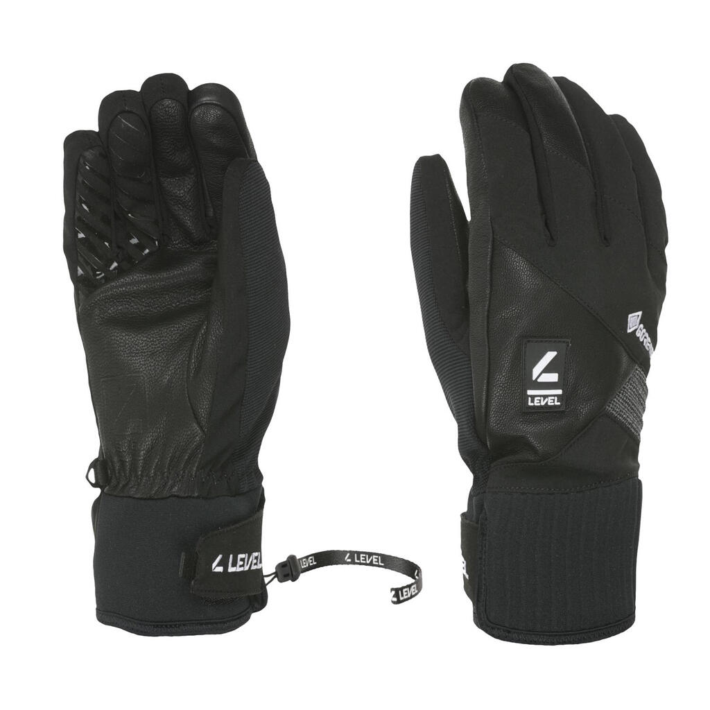 Men's Level I-Storm Gore-Tex Black ski / snow gloves