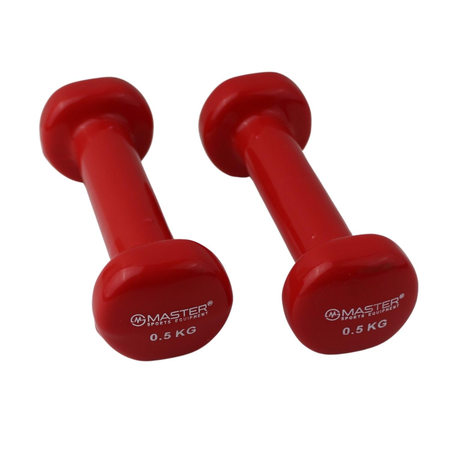 MASTER Vinylové činky MASTER 2 x 0,5 kg