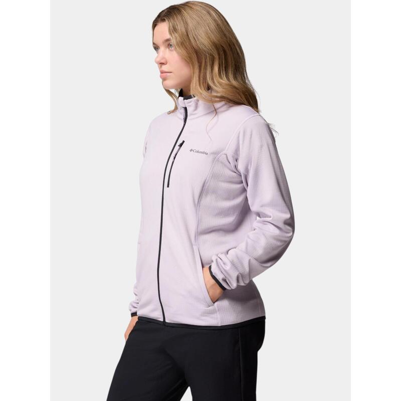 Pulover polar Essential Hike Grid Fleece Full Zip femei