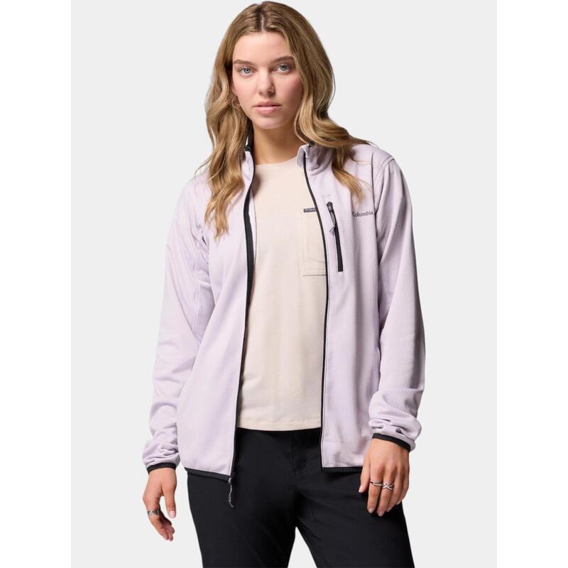 Pulover polar Essential Hike Grid Fleece Full Zip femei