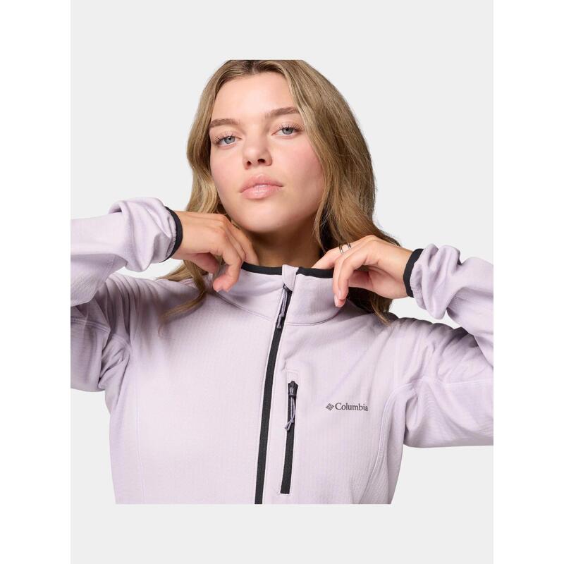 Pulover polar Essential Hike Grid Fleece Full Zip femei