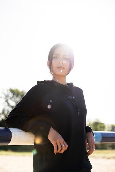 Sweat-shirt d'équitation à capuche 6/7