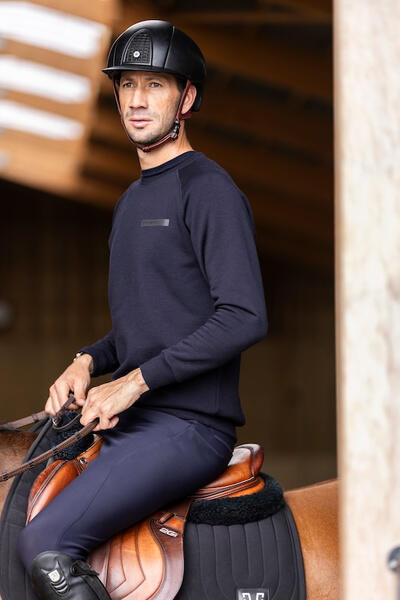 Sweat-shirt d'équitation en laine de Mérinos 2/7