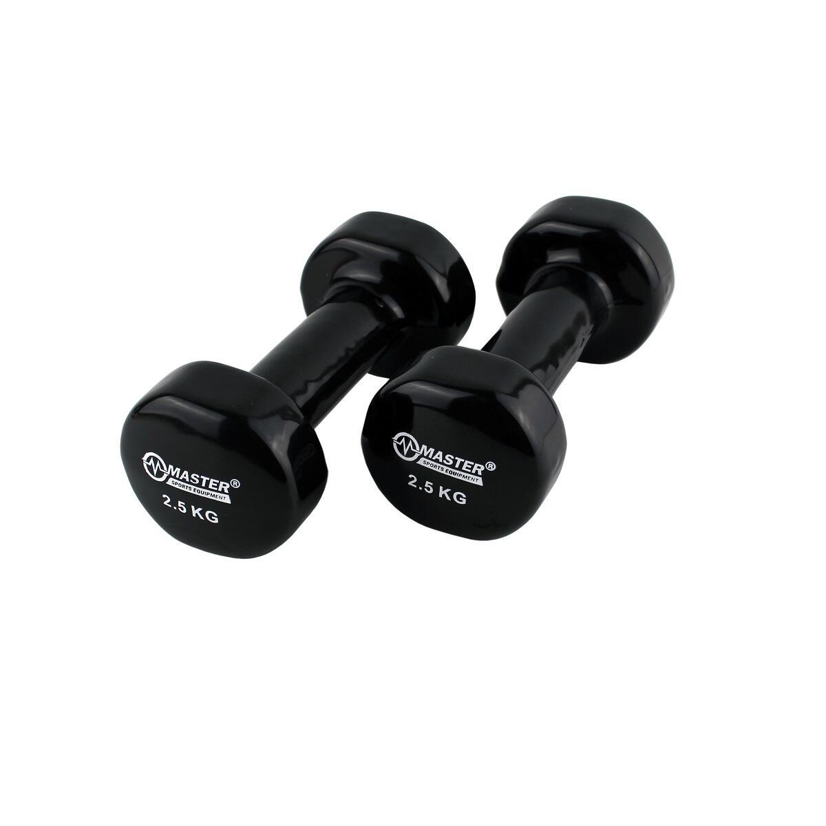 Vinylové činky MASTER 2 x 2,5 kg 3/3