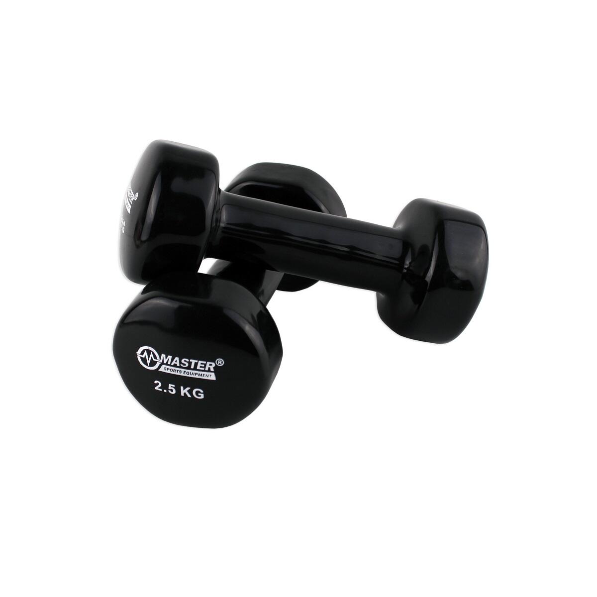 Vinylové činky MASTER 2 x 2,5 kg 2/3