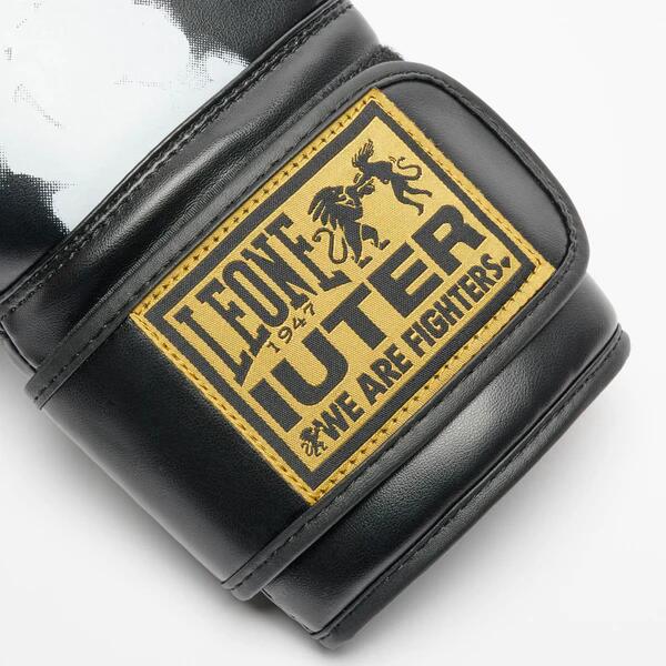Guantes de boxeo LEONE x IUTER negro 10 oz 3/6