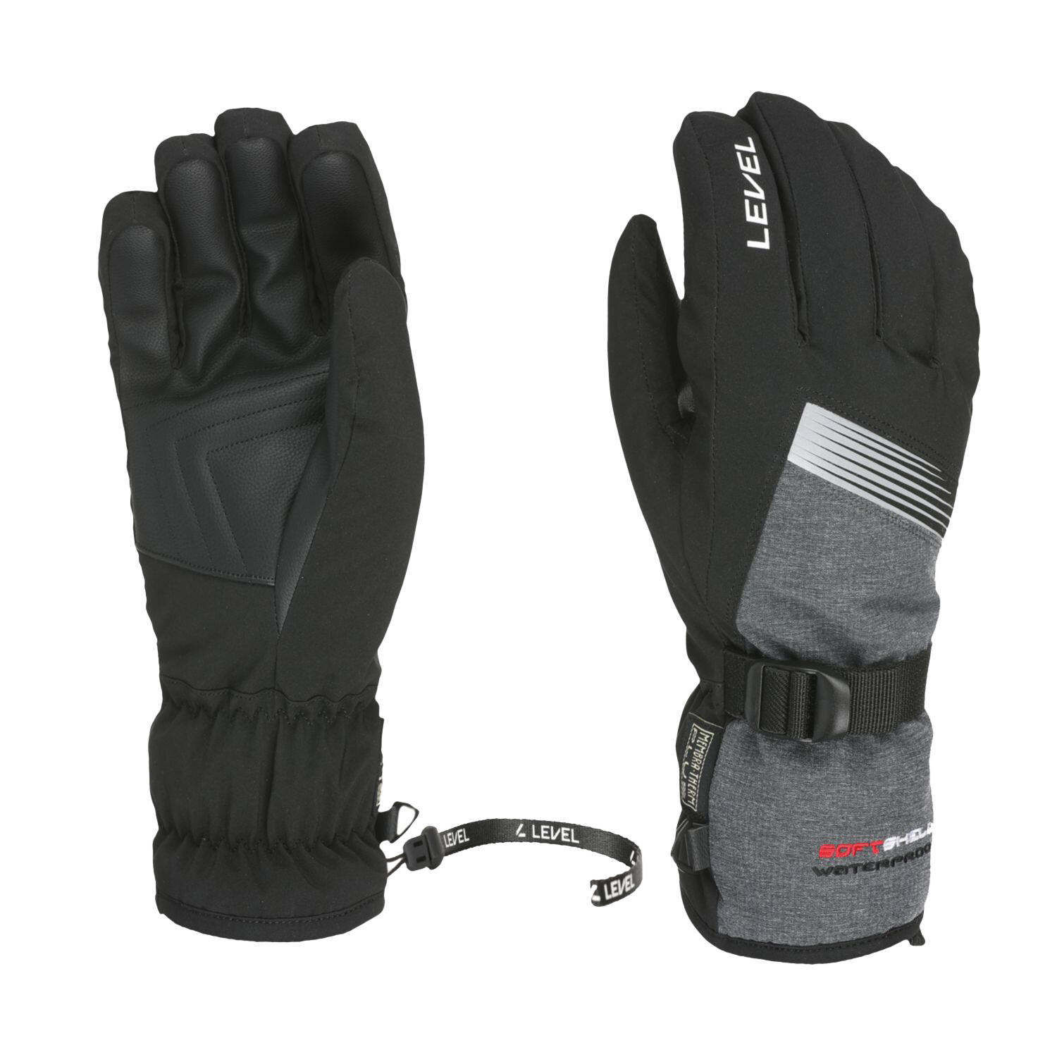 Level - Gants De Ski / Snow Hero Homme - Gants - Noir - 8 À 10 Ans - Decathlon