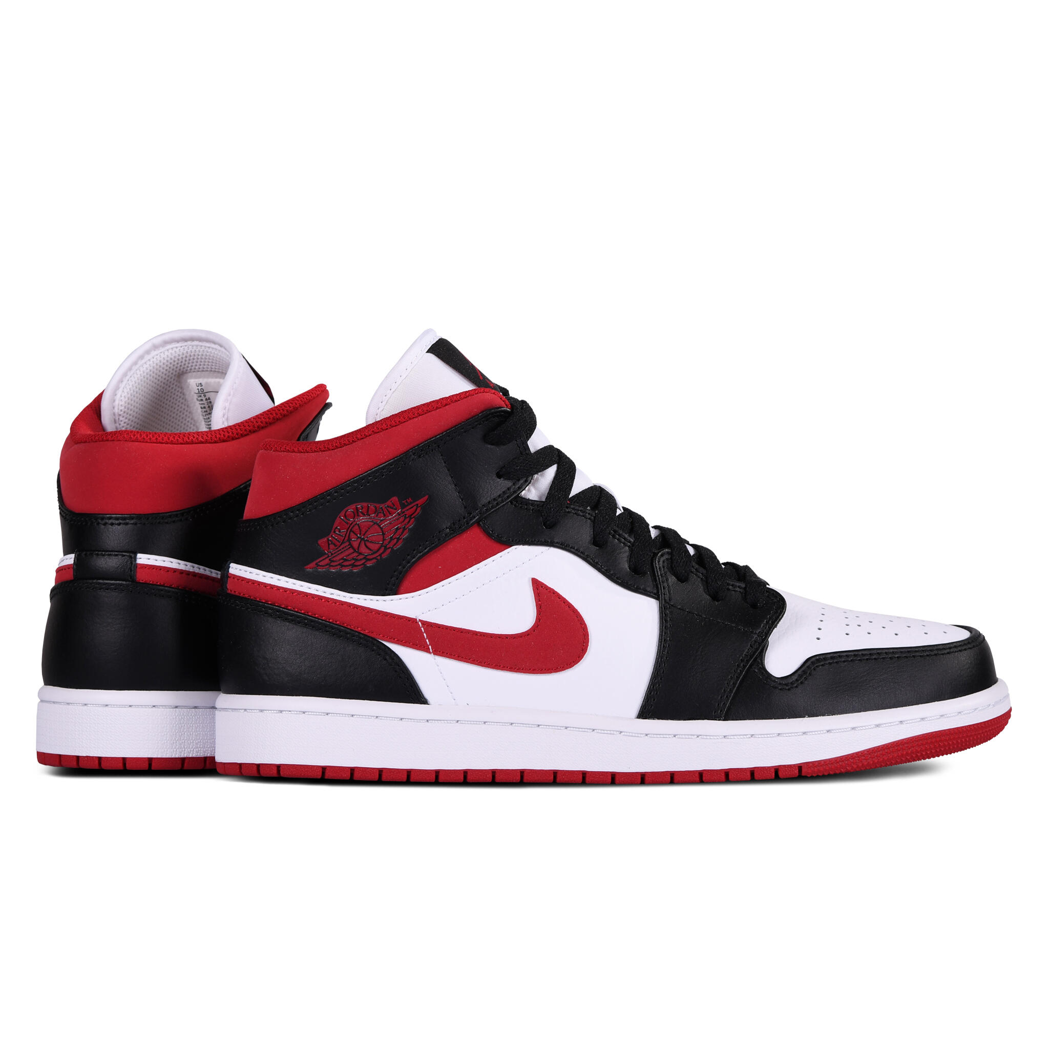 Air Jordan 1 Mid Gym Red Black White 4/4