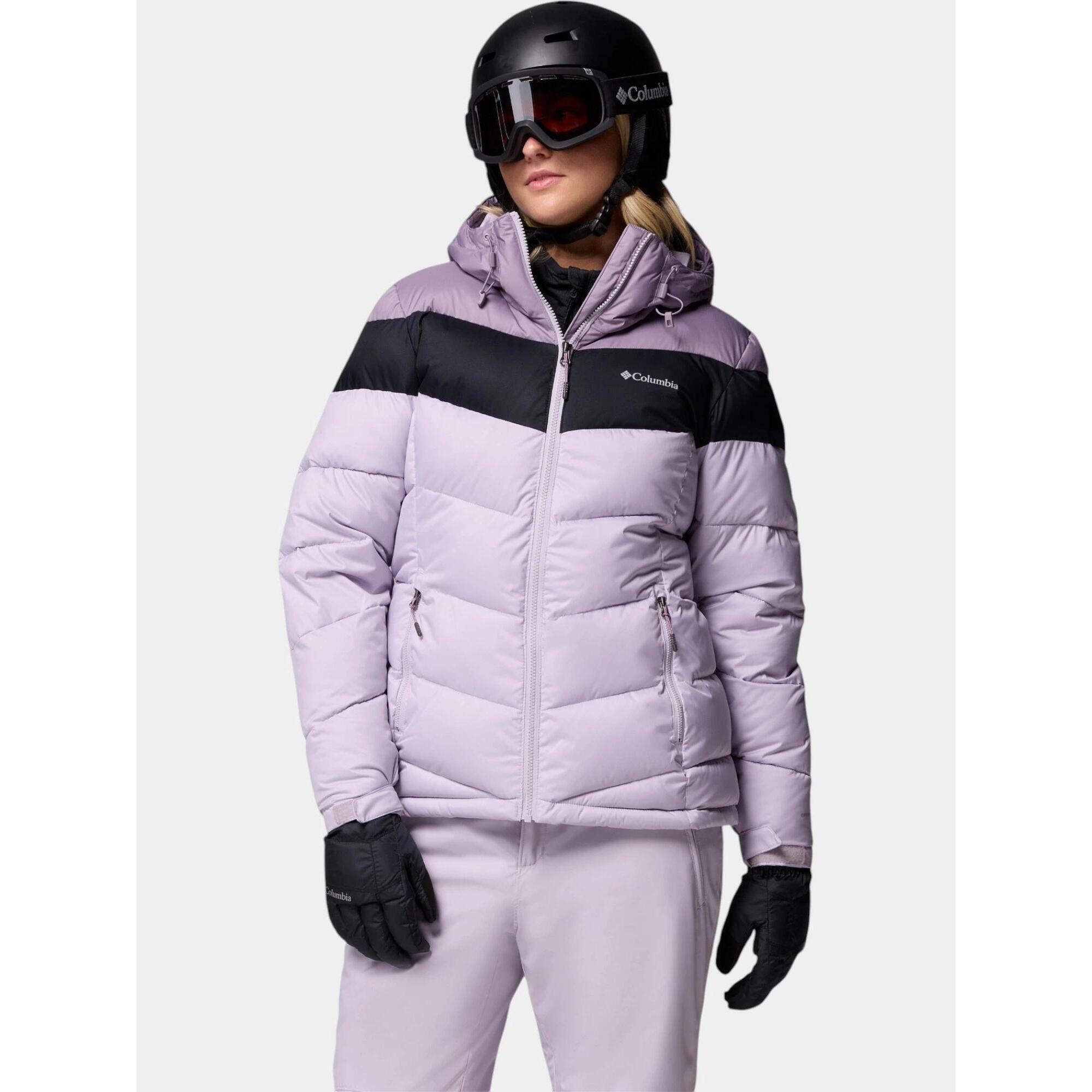 Columbia - Veste De Ski Femme Abbott Peak Ii - Veste - Noir|violet - Decathlon