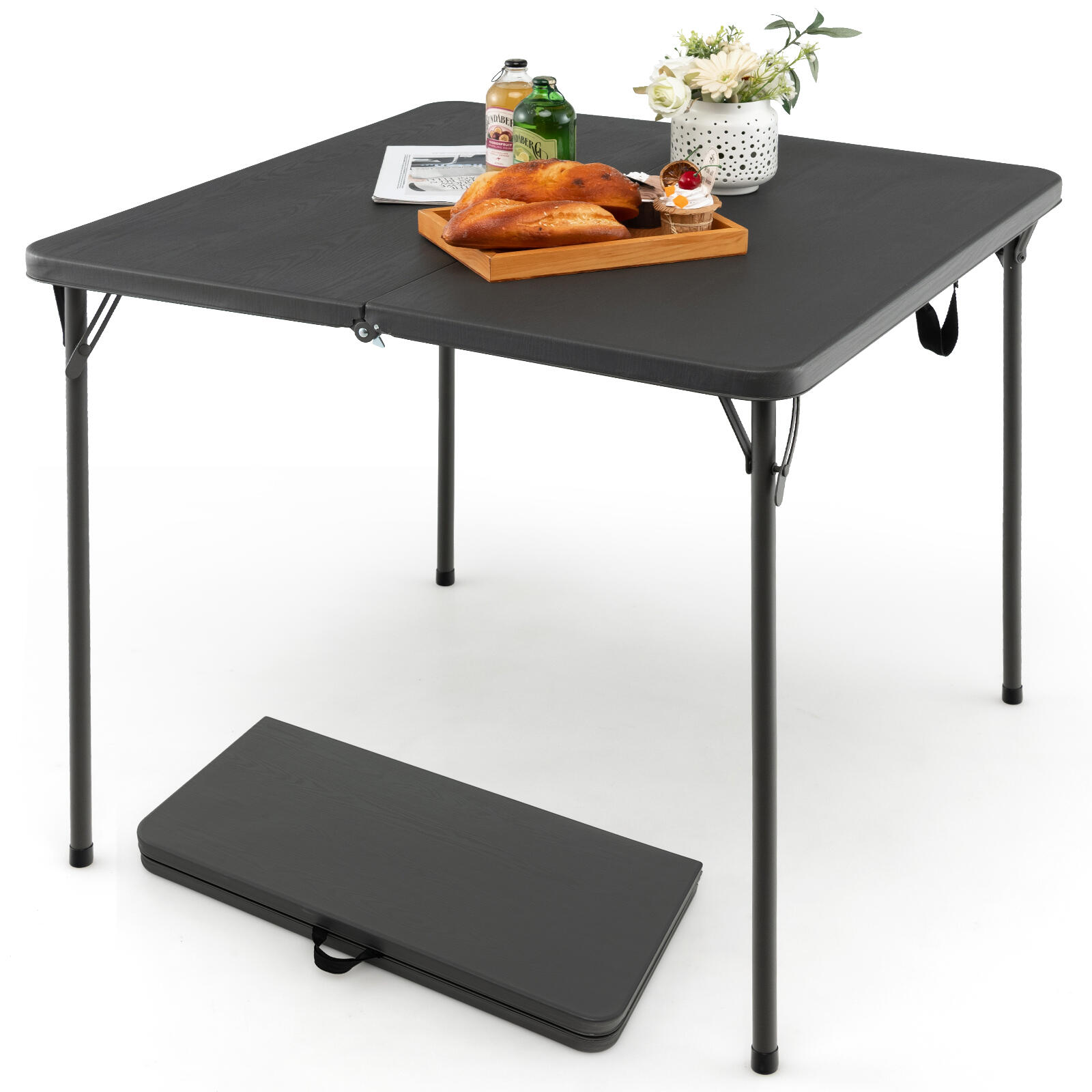 Folding Camping Table Outdoor w/Carry Handle
