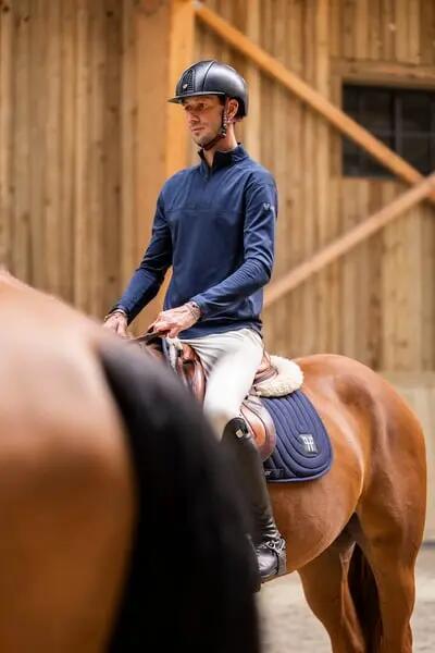 Tee-shirt thermique d'équitation 3/4