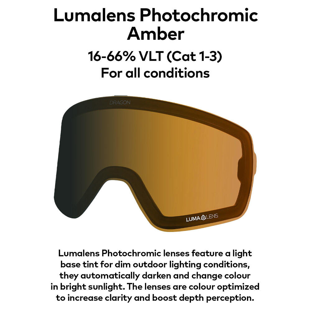NFX2 Occhiali Da Sci Unisex - Classic Grey/LL Photochromic Amber 5/5