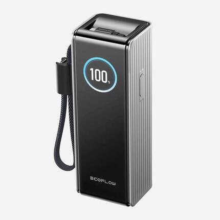 ECOFLOW - RAPID 25 000 mAh — power bank avec câbles rétractables 100 W