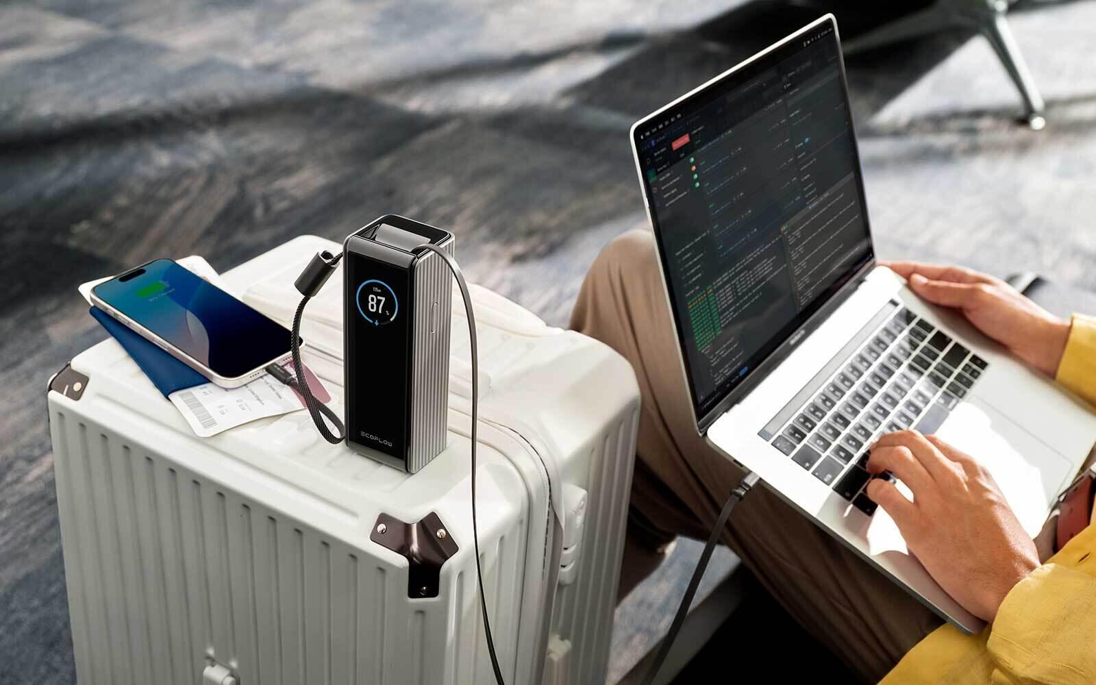 ECOFLOW - RAPID 25 000 mAh — power bank avec câbles rétractables 100 W 6/6