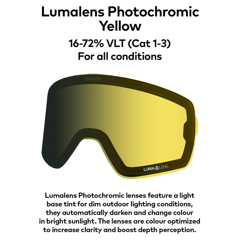 NFX2 Gafas De Esquí Unisex - Classic Black/LL Photochromic Yellow 5/5