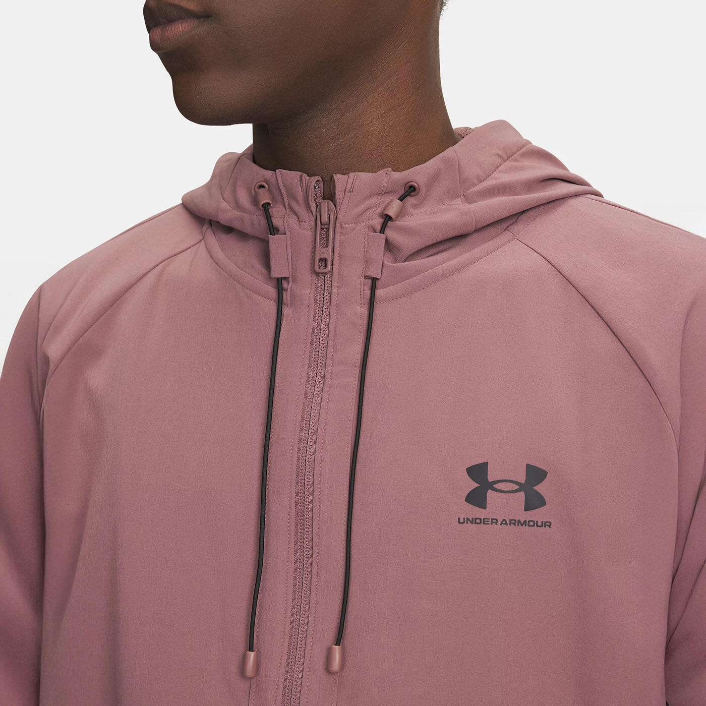 Giacca Antivento Ua Stretch Woven Da Uomo Bordeaux Chiaro UNDER