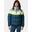 Geaca matlasata de tranzitie Puffect II Colorblock Jacket - albastru femei