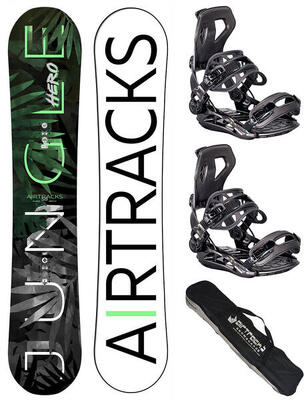 Herren Snowboard Set Jungle Hero + Bindung Master Größe XL + SB Bag