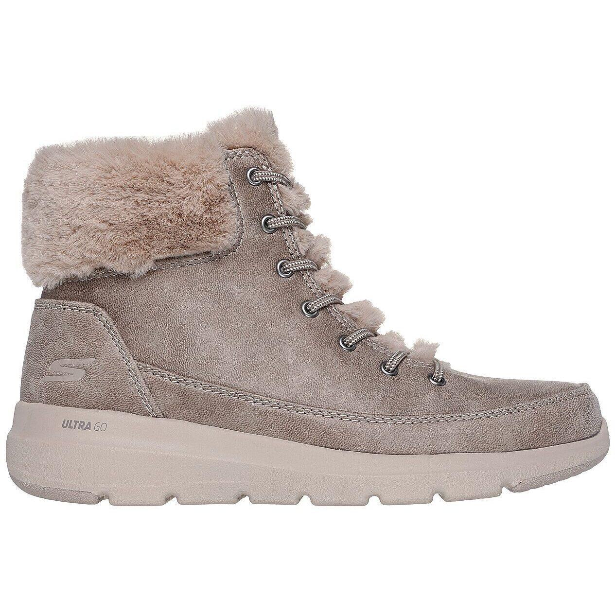 Botas Skechers Glacial Ultra - Wonderland, Cinza, Mulheres 3/5