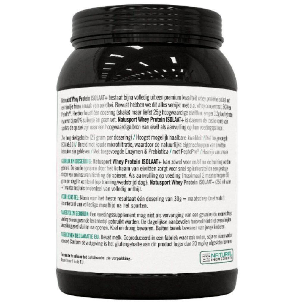 Natusport Whey Protein ISOLATE+ Chocolade - 450 G 2/3