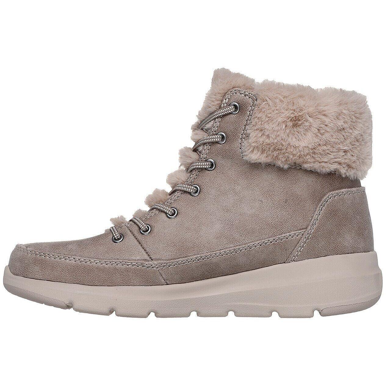Botas Skechers Glacial Ultra - Wonderland, Cinza, Mulheres 5/5