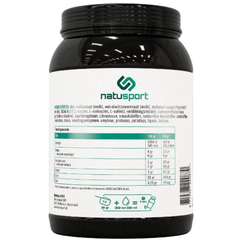 Natusport Whey Protein ISOLATE+ Chocolade - 450 G 3/3