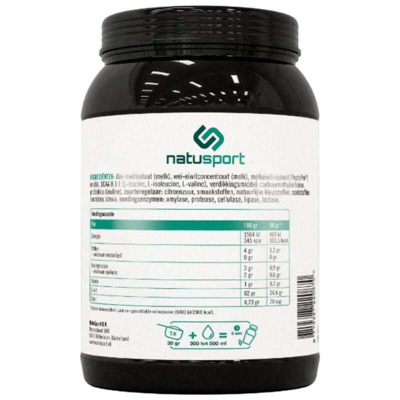 Natusport Whey Protein ISOLATE+ Aardbei - 450 G