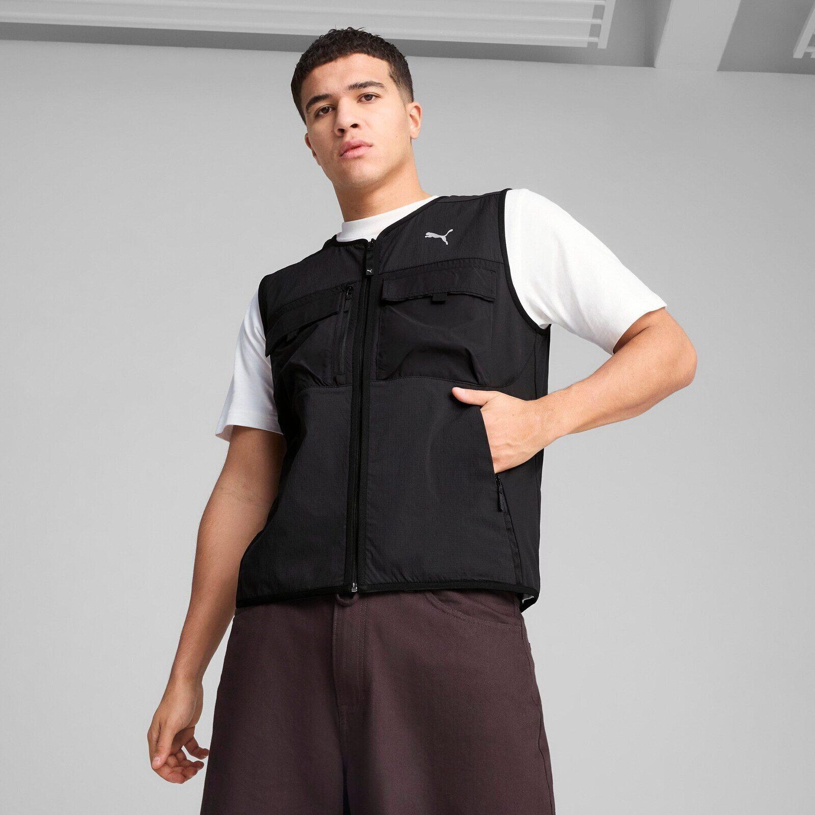 Nieuws Puma tech Cargo Vest, Zwart, Mannen 3/5
