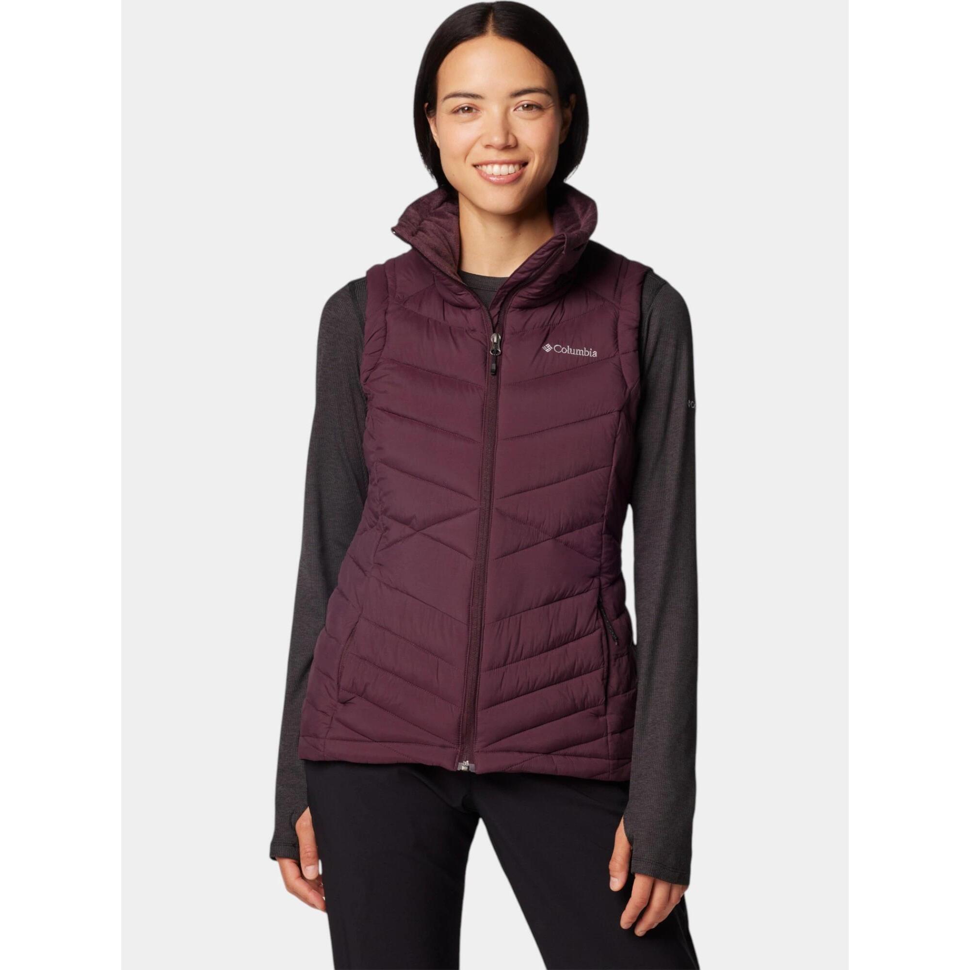 Columbia - Gilet Femme Joy Peak Ii - Gilet Sans Manche - Rouge - Decathlon