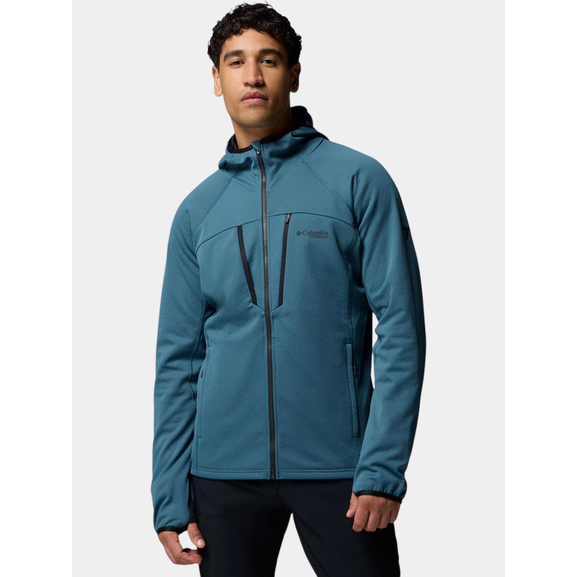 Columbia - Pull Homme Arctic Chest Bonded - Polaire - Bleu - Decathlon