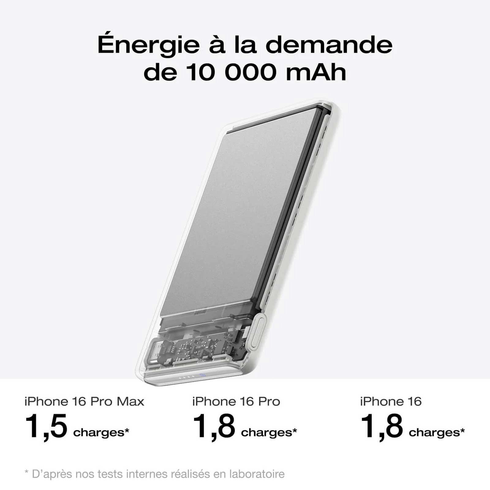 ECOFLOW RAPID Mag 10 000 mAh — batterie externe magnétique ultra-fine 4/7