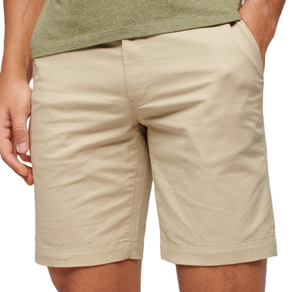 Superdry Men's Stretch Chino Shorts Beige
