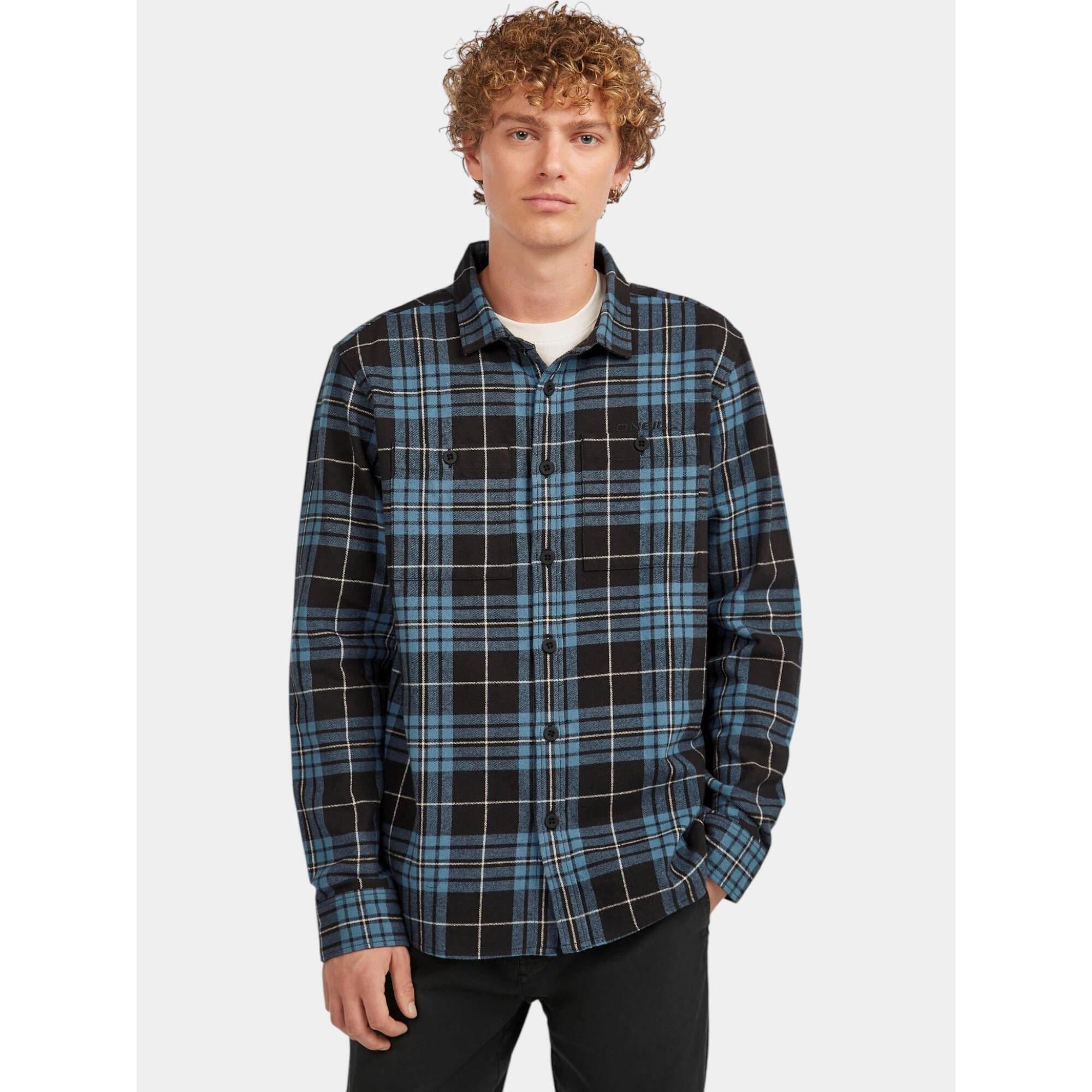 O'Neill - Chemise Homme O'Neill Must-have Flannel - Chemise Manches Longues - Bleu - Decathlon