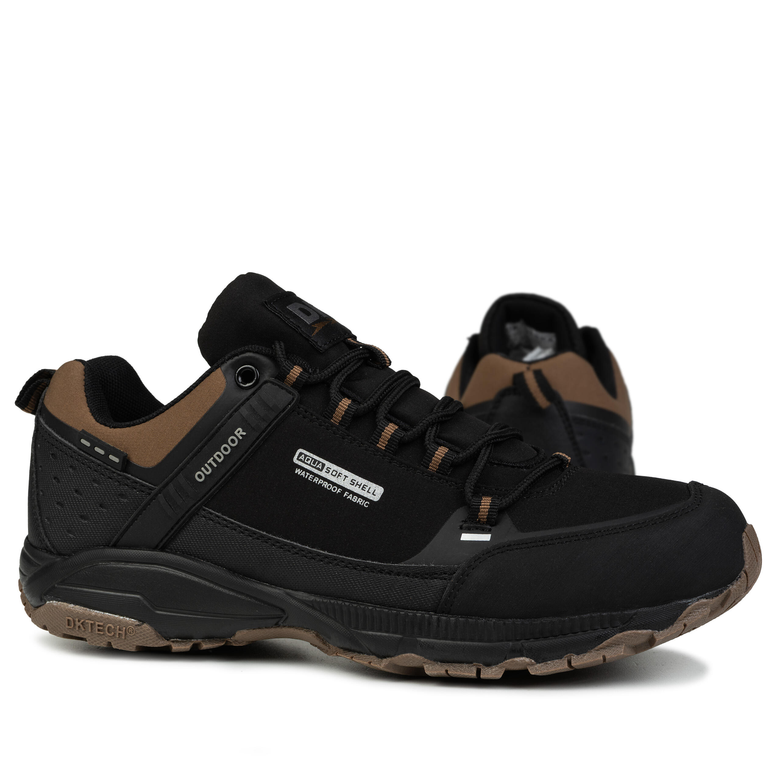 Buty męskie sportowe trekkingowe DK POREDATOR LOW 1096 BLK/LT.BROWN M 7/7