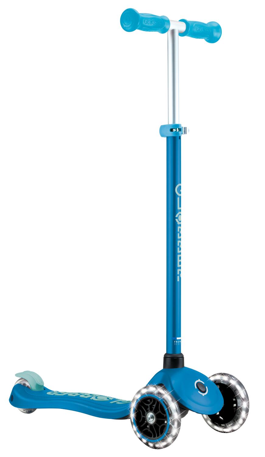 Trottinette 3 roues PRIMO PLUS GLOW LIGHTS - Bleu Pétrole 9/14