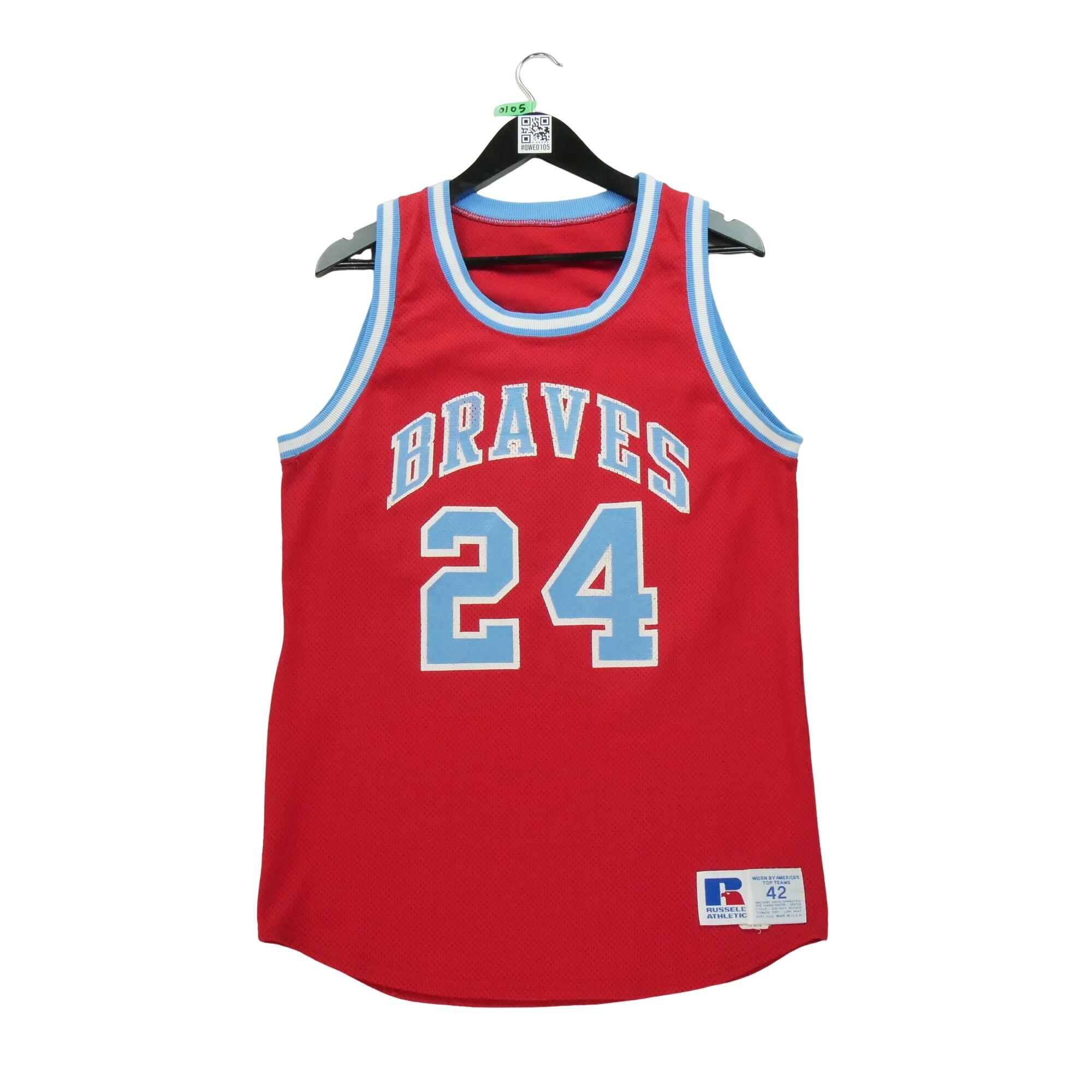 RUSSEL ATHLETIC Second life - Herren Braves Basketball Trikot - In sehr gutem Zustand