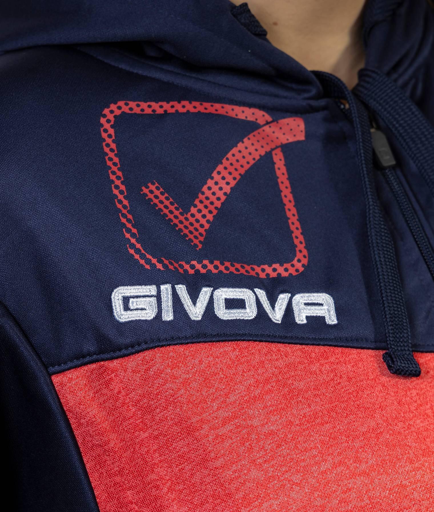 Survêtement à capuche polaire enfant Givova Visa 2/4