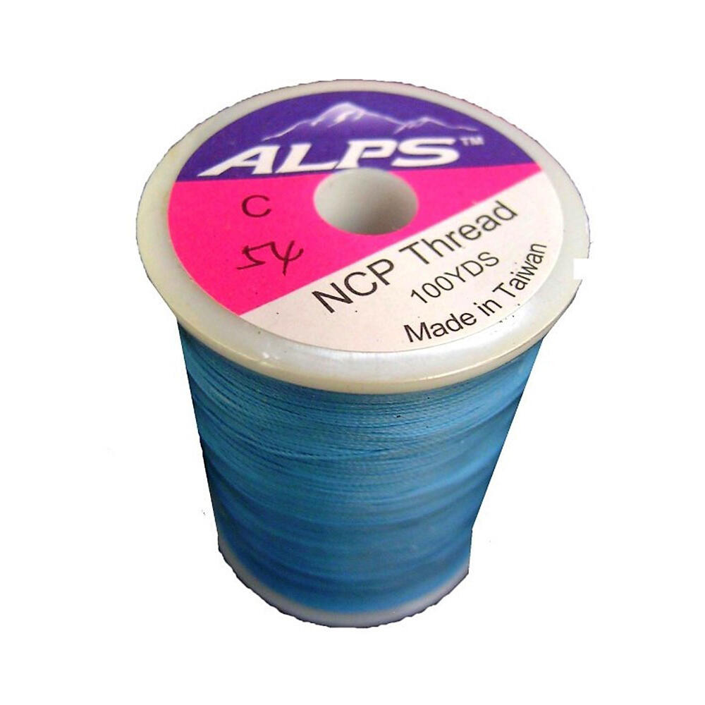 Alps 100yds of Sky Blue Rod Wrapping Thread - Size C (0.2mm) Rod Binding Cotton