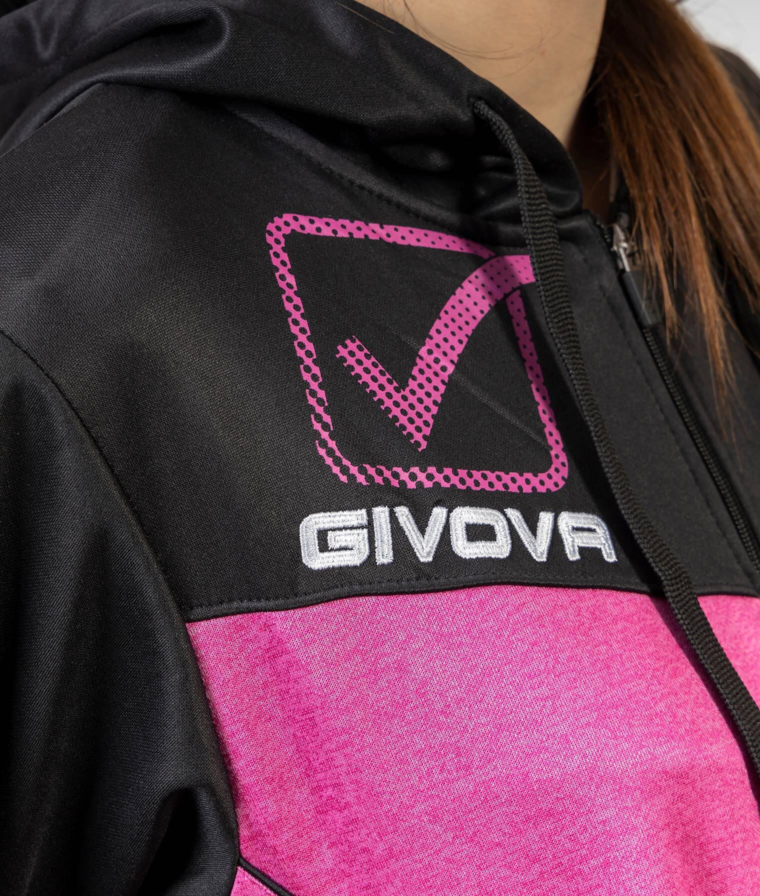 Sudadera polar con capucha para niños Givova Visa 2/7