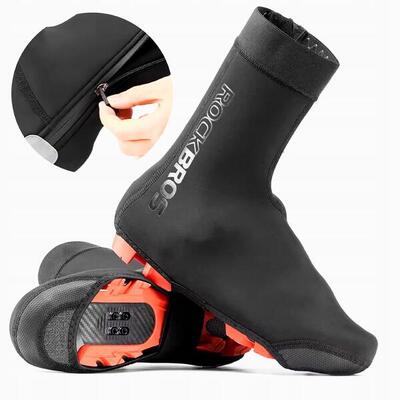 Copriscarpe da ciclismo impermeabili Rockbros con riflettori