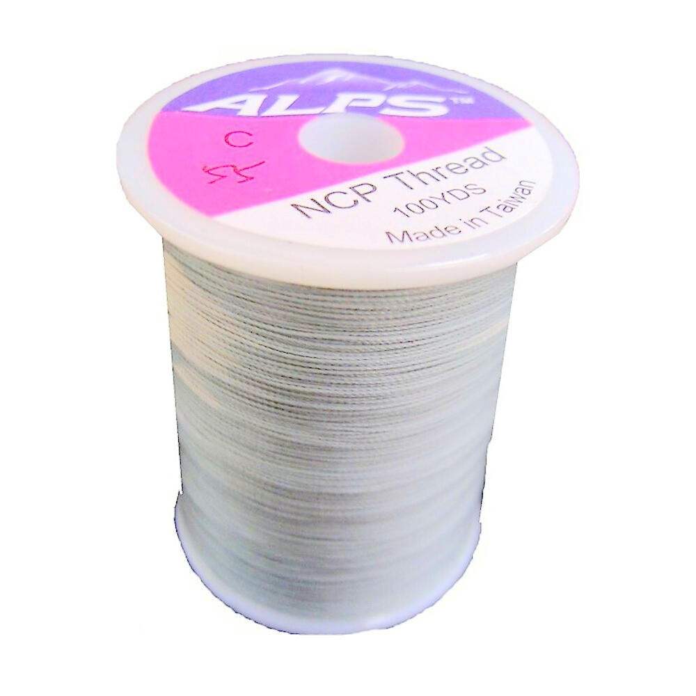 Alps 100yds of Grey Rod Wrapping Thread - Size C (0.2mm) Rod Binding Cotton