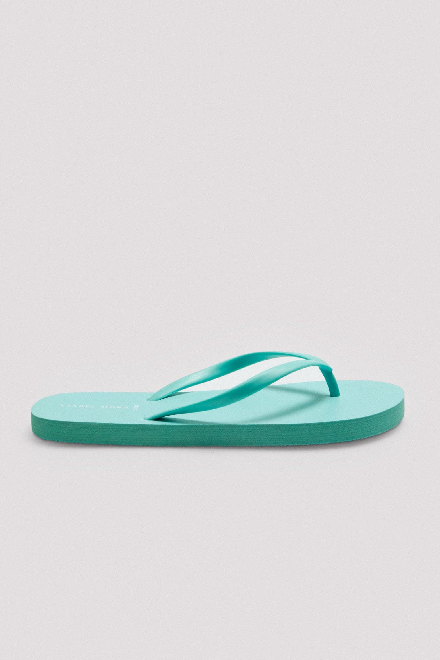 Tongs de plage basiques bleues 3/5