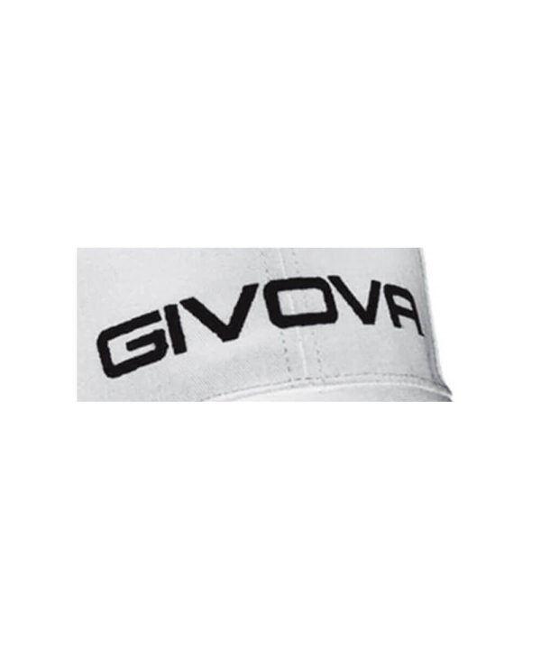 White Givova Cap z wizjerem - Ochrona oddychania i UV