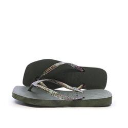 Tongs Kaki Femme Havaianas Hav Square Logo