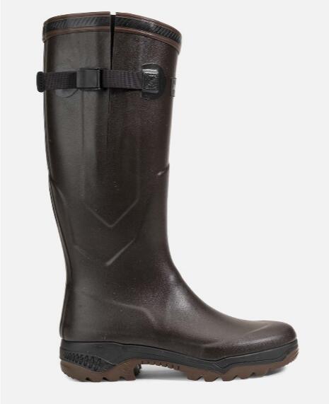 Bottes de chasse Adulte Parcours 2 - Marron - Aigle 2/7