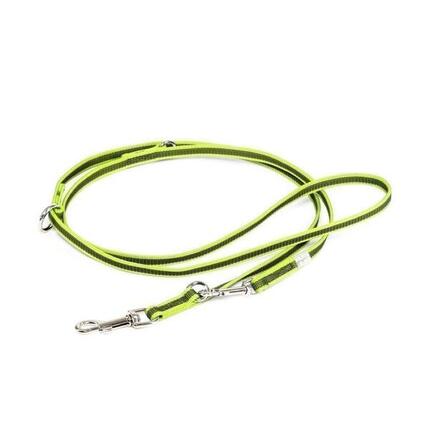 Laisse de sport anti-glisse Color & Gray 14mm x 2,2m ajustable à 3 anneaux,