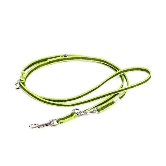 Laisse de sport anti-glisse Color & Gray 20mm x 2,2m ajustable à 3 anneaux,
