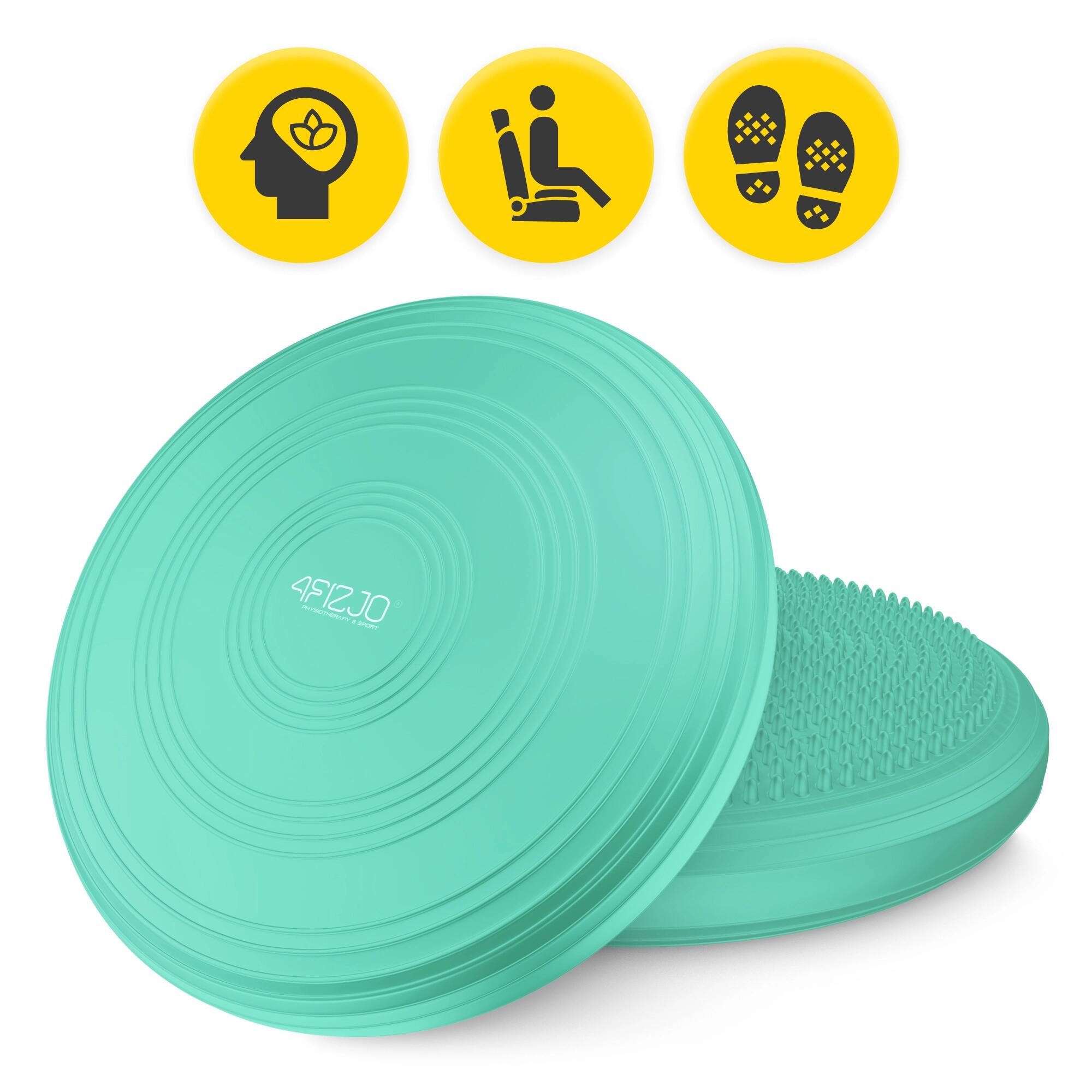 Sensomotorisch kussen balans stabilisatie revalidatie PVC 33cm 4FIZJO MED+ 6/7